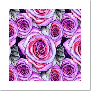 Psychedelic Shade Roses Posters and Art